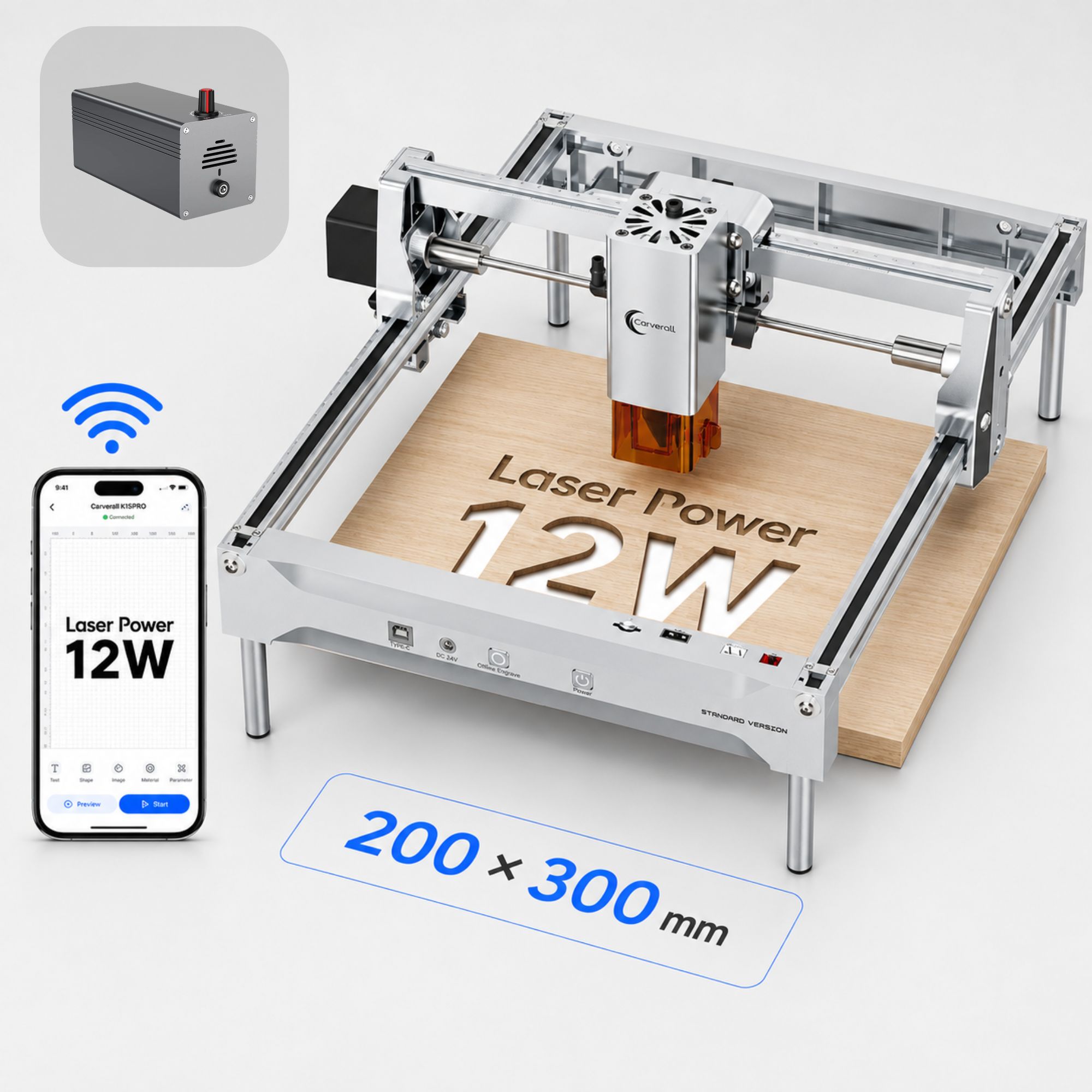 Industrial Laser Engraver - Grabador y Cortador Láser K15 PRO