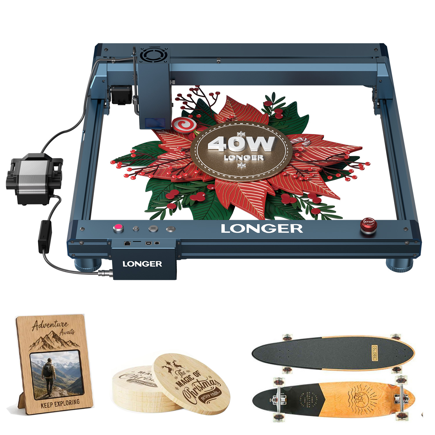 Industrial Laser Engraver - LONGER, grabadora y cortadora láser CNC