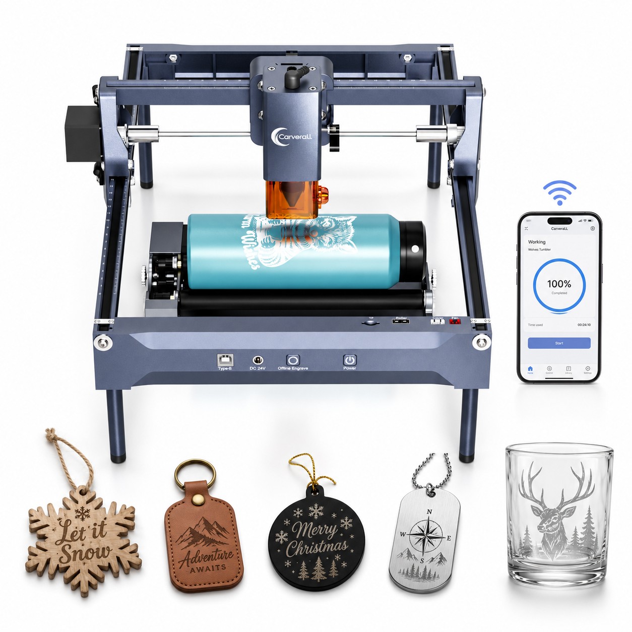Máquina de Grabado Láser K15PR - Industrial Laser Engraver reseña y precio