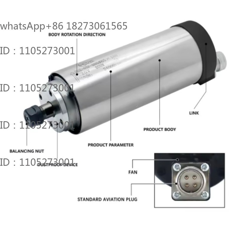 Motor de husillo refrigerado p - Cnc Spindle Motor reseña y precio
