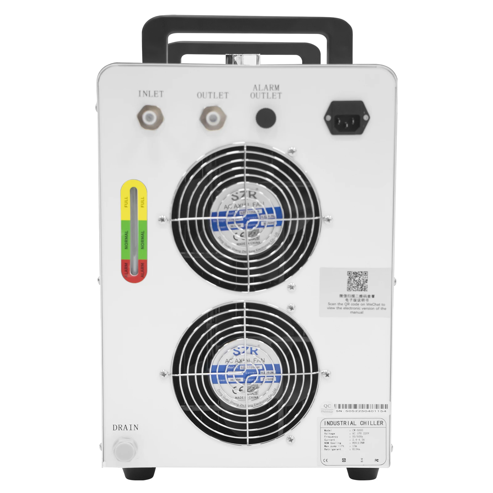 Enfriador de Agua Industrial p - Laser Industrial Chiller reseña y precio